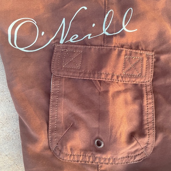 O’NEILL BOARD SWIM SHORTS WOMEN’S BROWN SIZE 5 - Picture 6 of 10